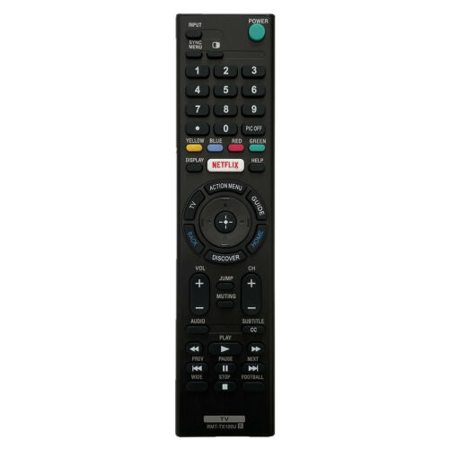 Universal Replacement Remote Control for All Sony TV Bravia Smart TV RMT-TX100U - 第 1/1 張圖片