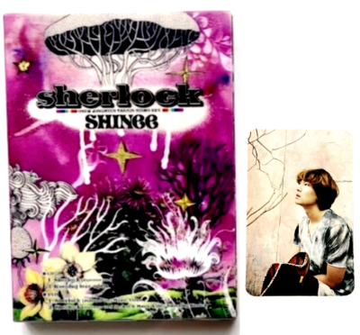 SHINee Onew Sherlock CD DVD Set + Japanese Ver. Photocard The 4th  