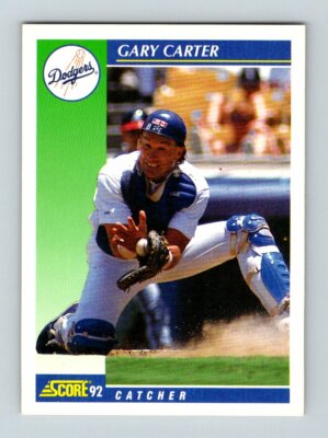 1992 Score #489 Gary Carter