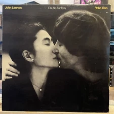[ROCK/POP]~EXC LP~JOHN LENNON~YOKO ONO~Double Fantasy~{1980~GEFFEN]~UK IMPORT~