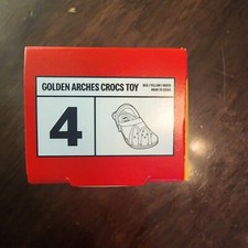 MCDONALD 2024 CROCS KEYCHAIN HAPPY MEAL 4--BRAND NEW IN BOX