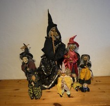 LOt de 8 sorcières différentes tailles