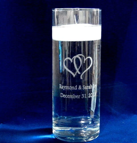 Glass Unscented Wedding Floating Candle Holders