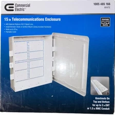 Commercial Electric 15 in. Telecommunication Enclosure 5516-VN New and Sealed