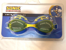 New Kids Sonic the Hedgehog Swimming Goggles Anti-Fog 3 Unopened