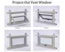 Vw3700 Conventional Window Project Out Vent 31.625 Ez Vents Tubelite New