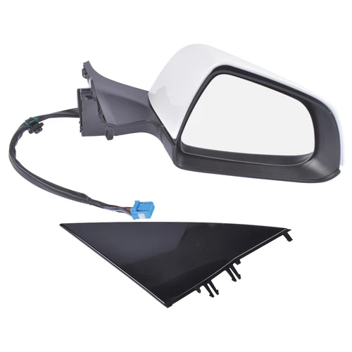 Right Passenger Side Rear View Mirror Power Fold Heated White For Tesla Model 3