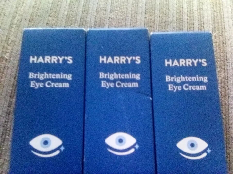 Harry's 3 Brightening Eye Cream .5oz Fragrance Free Reduces Dark Circles depuff eBay