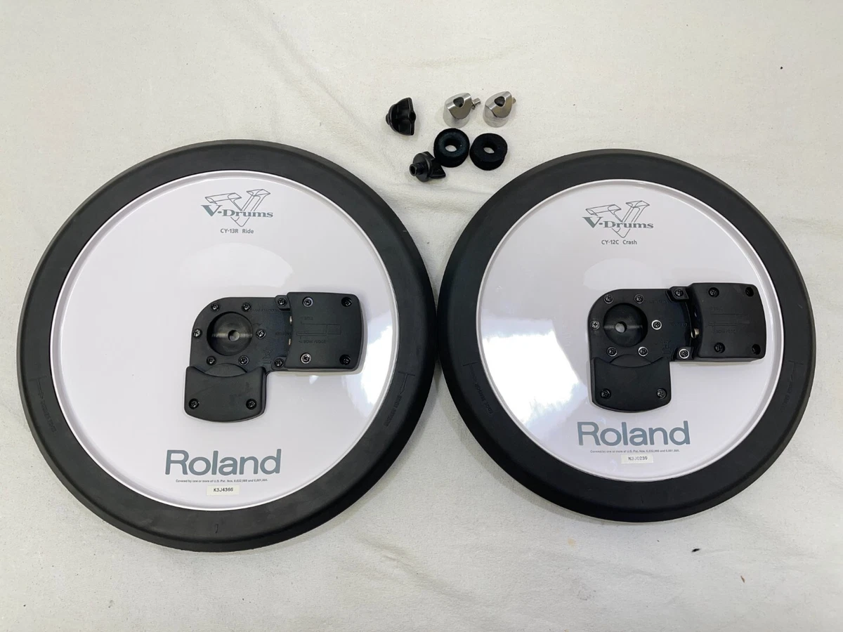 TWO Roland CY-12C CY-13R V-Cymbal V Drum Trigger CY12C CY13R for TD 20 12RC 10 8