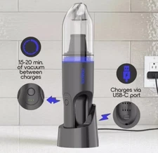 12V Lightweight Handheld Cordless Vacuum Cleaner USB Charging Multi-Surface