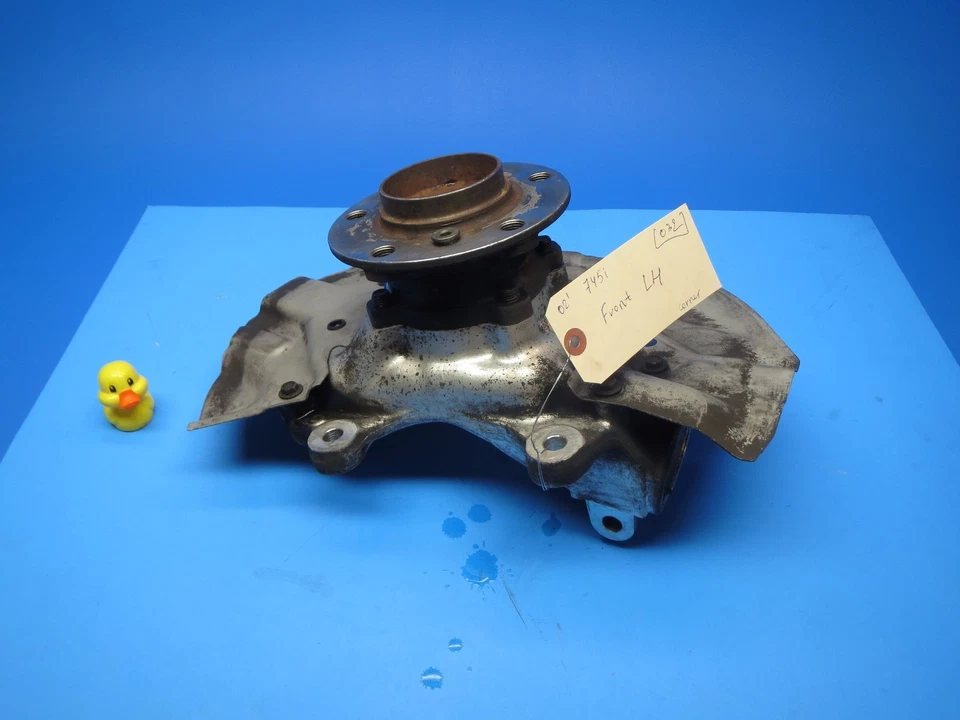 02-08 BMW E65 E66 745I 760I 750I EJE DELANTERO IZQUIERDO NUDILLO RUEDA COJINETE BUJE Foto 3 de 4