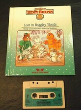 TEDDY RUXPIN BOOK/TAPE LOST IN BOGGLEY WOODS WORKS WORLDS OF WONDER