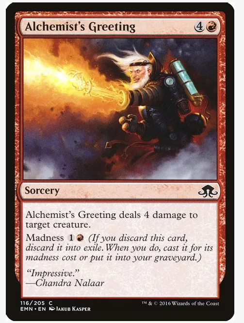 Alchemist's Greeting Eldritch Moon (EMN) PLAYSET (x4) Magic the Gathering NM/LP
