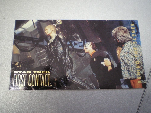 STAR TREK FIRST CONTACT TRADING CARD BEHIND THE SCENES N. BS9 - DATA QUEEN BORG