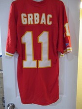 Elvis Grbac Pre-Owned Kansas City Chiefs Red Russell Athletic Jersey #11 Size M