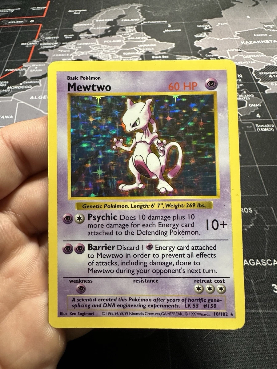 Mewtwo 010/102 Base Set (Shadowless) for sale | eBay
