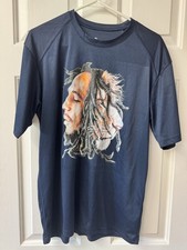 Vintage Y2K Bob Marley T-Shirt Zion Rootswear Lion Dreads Reggae Men Size Medium