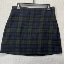 Abercrombie  Fitch Women's Plaid Pleated Skirt Size M