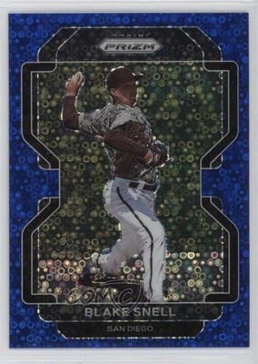 2022 Panini Prizm Tier II Blue Donut Circle Prizm 197/199 Blake Snell #171 0q3