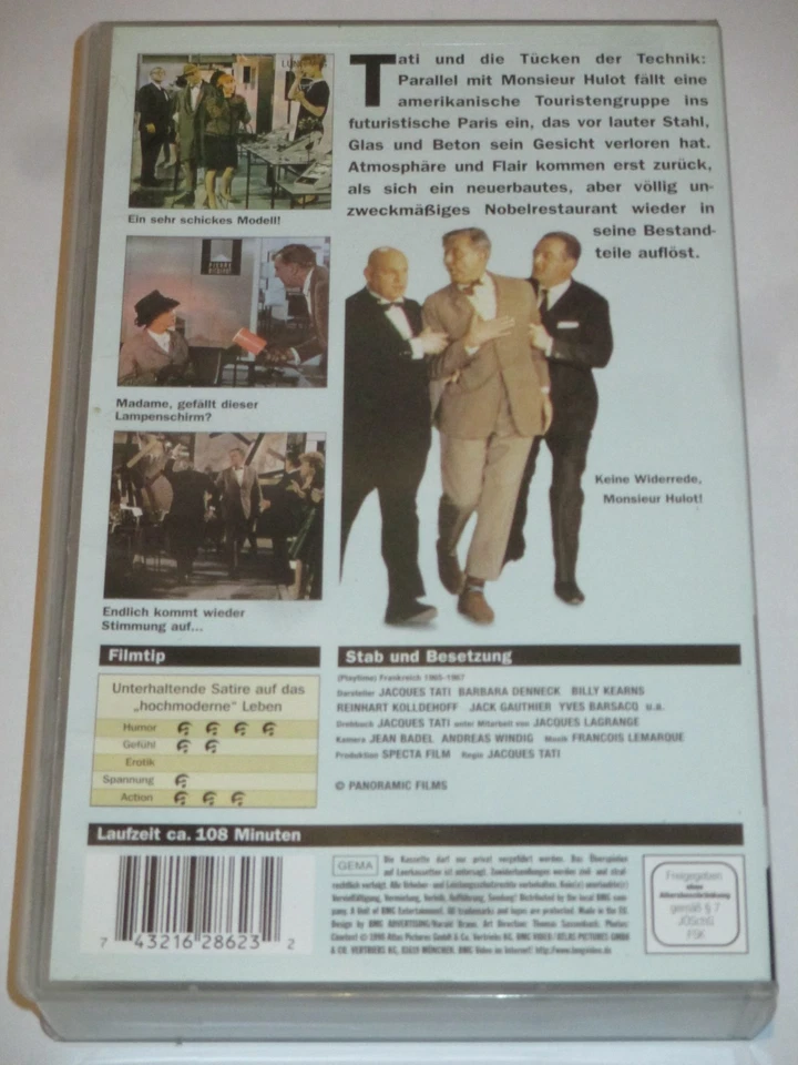 Atlas - herrliche Zeiten - VHS/Komödie/Jacques Tati - Bild 2 von 2