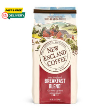 New England Coffee Breakfast Blend Medium Roast Ground Coffee, 12Oz Bag (Pack of 8.52 per pound