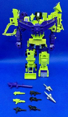 Vintage Transformers G1 Devastator Near Complete 1985 Constructicons Excellent