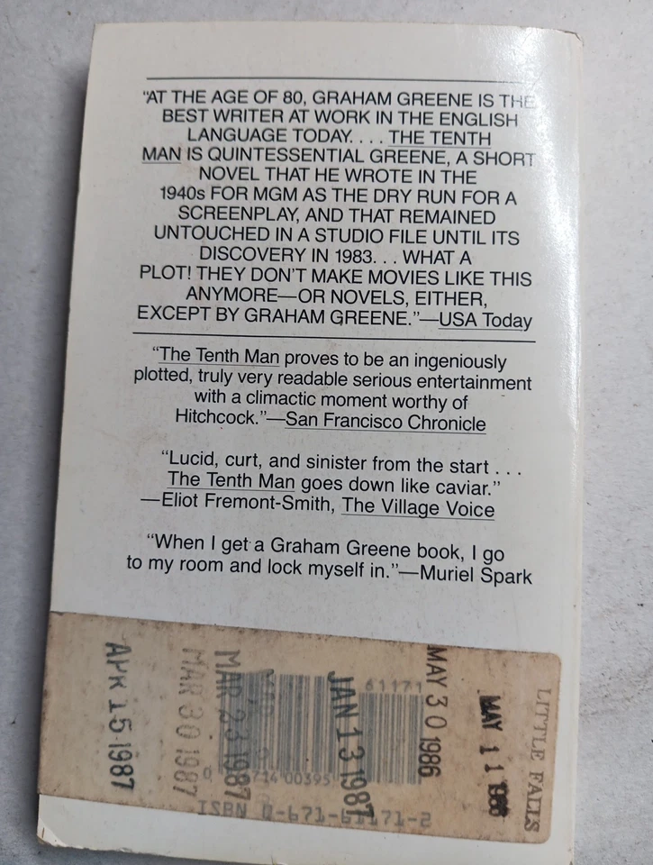 The Tenth Man by Graham Greene - Image 2 of 2