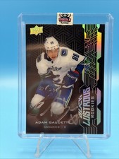 Adam Gaudette 2018-19 UD Black Lustrous Rookies Auto Vancouver Canucks