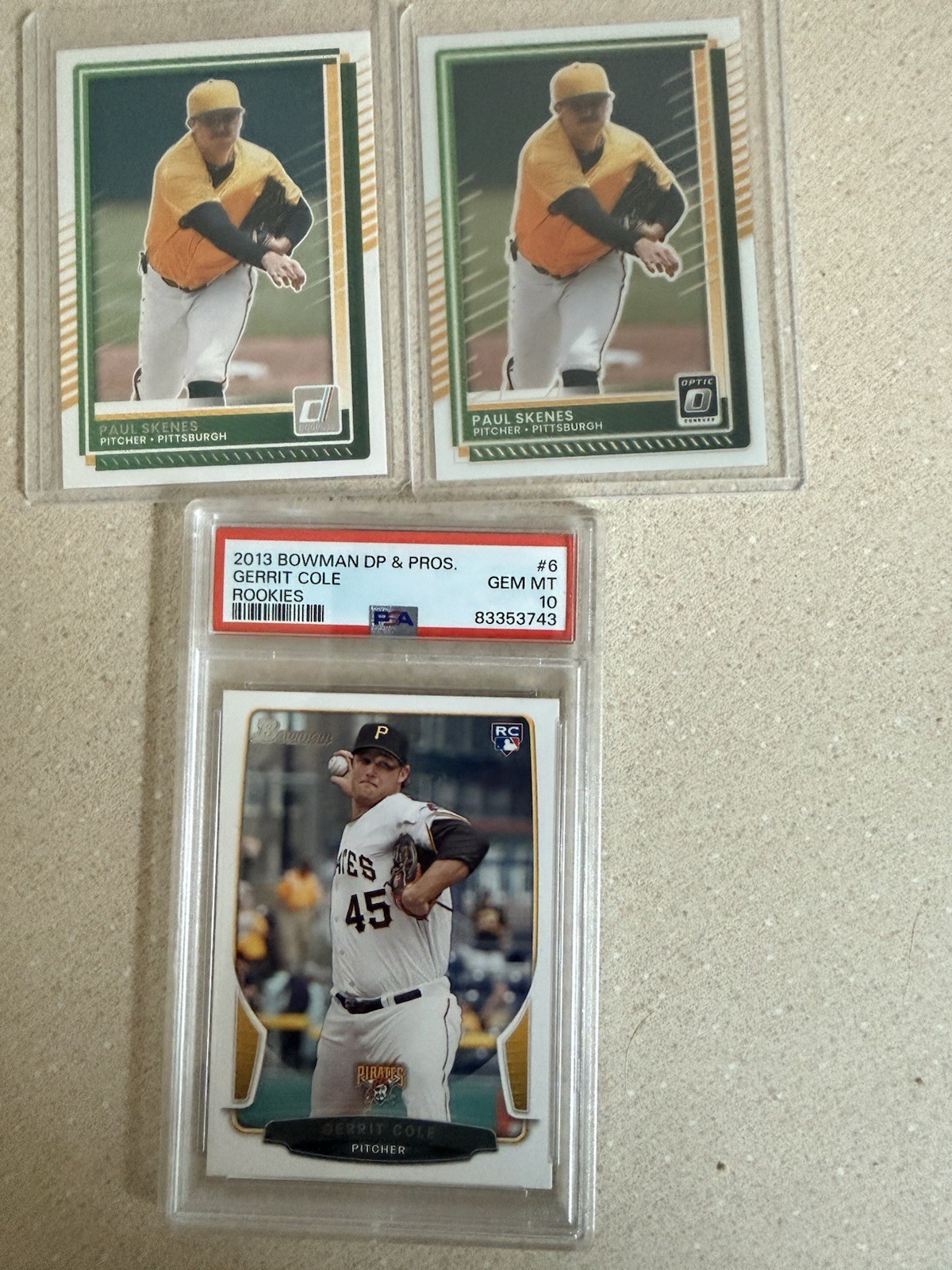 2013 Bowman Draft Picks & Prospects - Gerrit Cole #6 (RC)