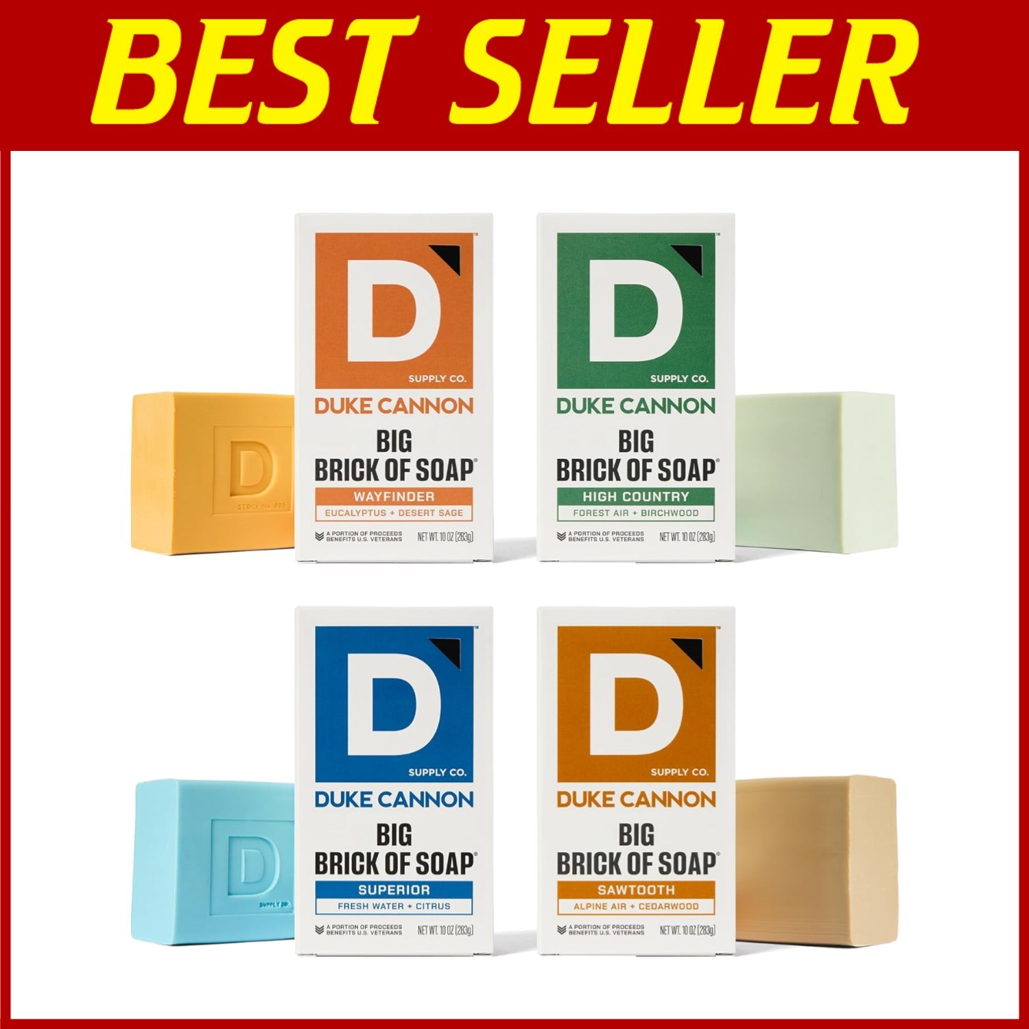 Large Brick Bar Soap Bundle - 10 oz x4