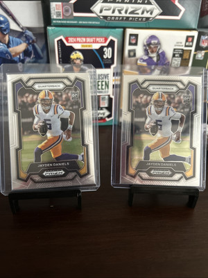 2024 Prizm Jayden Daniels Draft Picks Base Lot Of Two