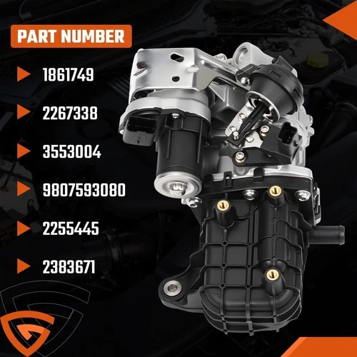 AGR-VENTIL & KÜHLERMODUL FÜR CITROEN PEUGEOT FORD 2.0 DIESEL 1861749 9807593080 - Bild 4 von 10