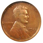 1922 No D "Plain" Strong Reverse Lincoln Wheat Cent Penny 1C. Certified NGC VF35