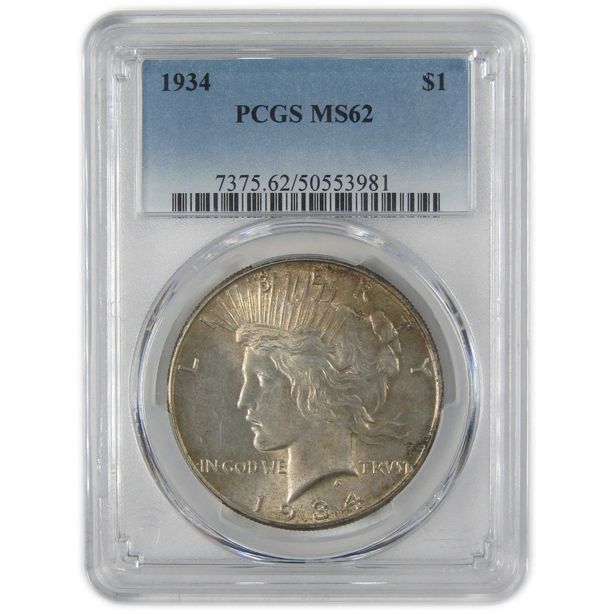 1934 Year Grade MS 62 Peace US Dollars (1921-1935) for sale | eBay