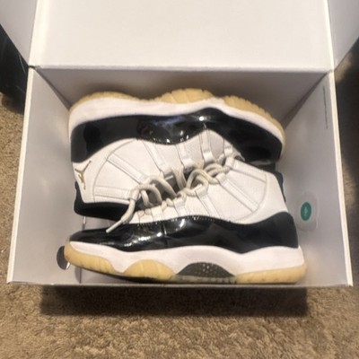 Jordan Air Jordan 11 Retro Concord High Top White/Black Men's Athletic Sneakers