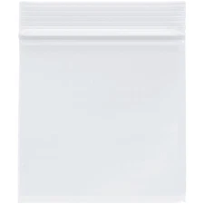 Plymor 4" x 4", 2 Mil Zipper Reclosable Plastic Bags