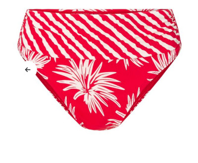 8203B-1 LingaDore Beach Damen Bikini Hose Shorty rot weiß NEu Gr. 38 - 44