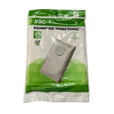 Kenmore/Panasonic Vac Cleaner Bags C/Q 5055 C-5 Allergen AA10007 1 Pack 3 Bags