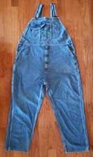Vtg Key Imperial Aristocrat Overalls 44x29 Denim Workwear USA Carpenter EUC # 1