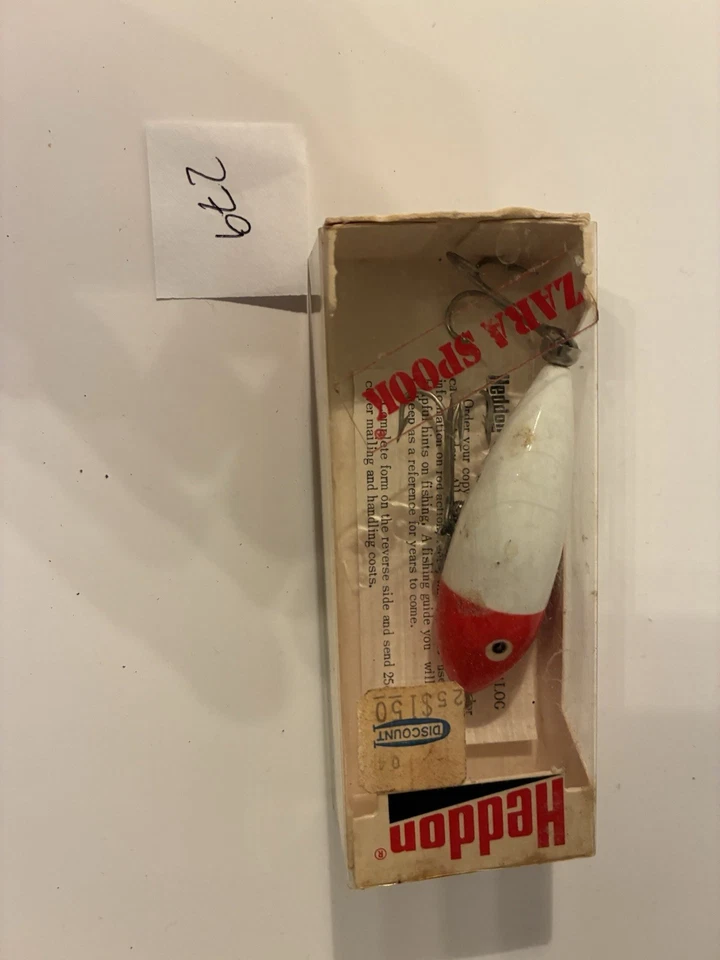 Lote de 10 señuelos de pesca vintage. 3 en caja correcta. Johnson. Daredevel. Foto 4 de 4