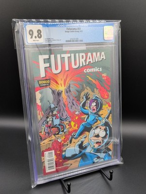 Futurama 61 CGC 9.8 Bongo Comics 2012 Leela Cover Fry Bender Low Print Run!