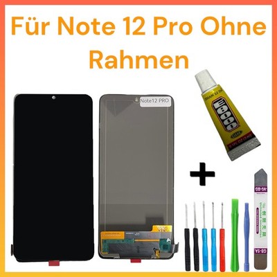 Display für Xiaomi Redmi Note 12 Pro 4G 2206122SC LCD Bildschirm Touch + TOOL
