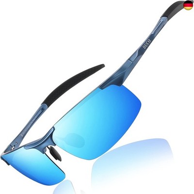 DUCO Herren Sportbrille Polarisierte Sonnenbrille Fahrerbrille Ultraleichte