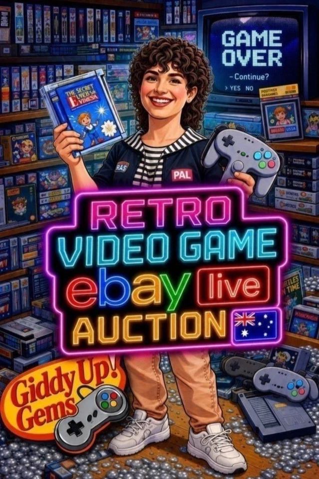 🎮 GIDDY UP! 🕹️ RETRO GAMING LIVE AUCTION 👾