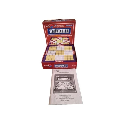 "SUDOKU - Das geniale Zahlen-Puzzle-Spiel" - Noris Brettspiel Legespiel ab 8 - Bild 1 von 4