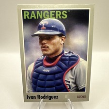 2024 Topps Archives Baseball #129 - Ivan Rodriguez Texas Rangers