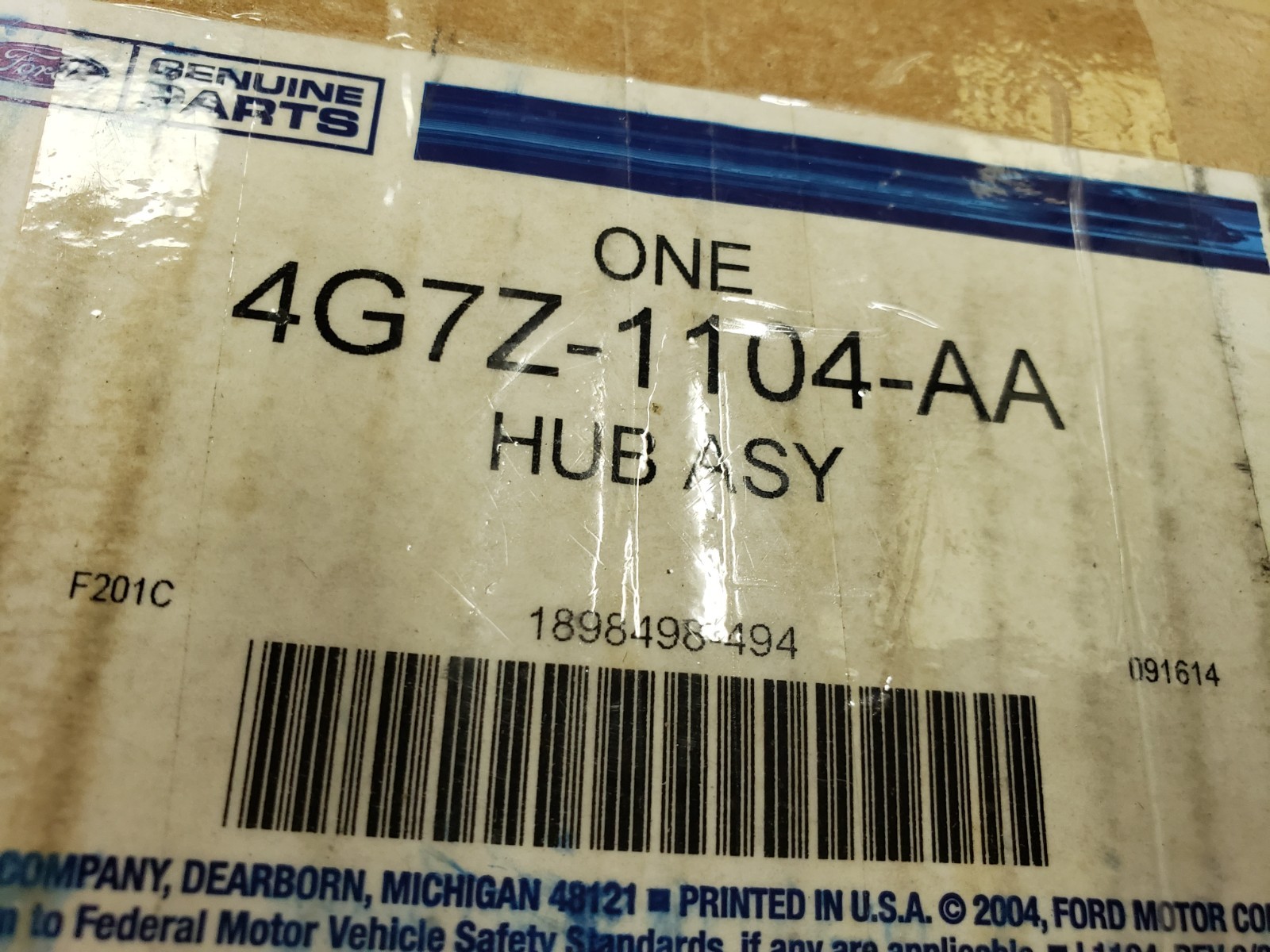 NEW/OLD Stock 2005/06 Ford GT Wheel Hub Assembly- 4G7V-1104-AA