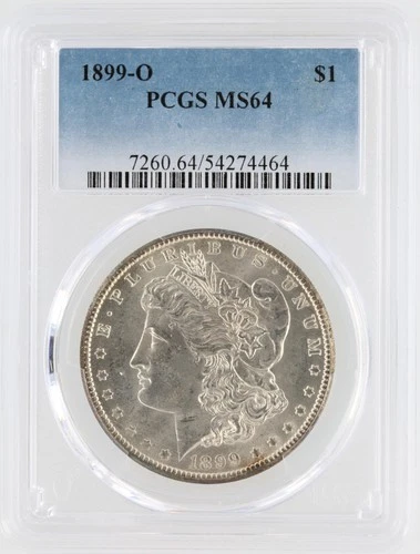 1899-O Morgan Dollar PCGS MS64 S$1 New Orleans Minted Silver Dollar No Reserve
