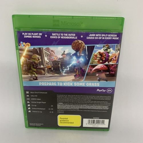Plants Vs. Zombies XBOX ONE Complete PAL Game ACCEPTABLE CONDITION Free Postage - Picture 2 of 4