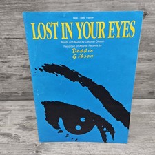 Lost In Your Eyes - Debbie Gibson - 1988 sheet music Piano Vocal Guitar